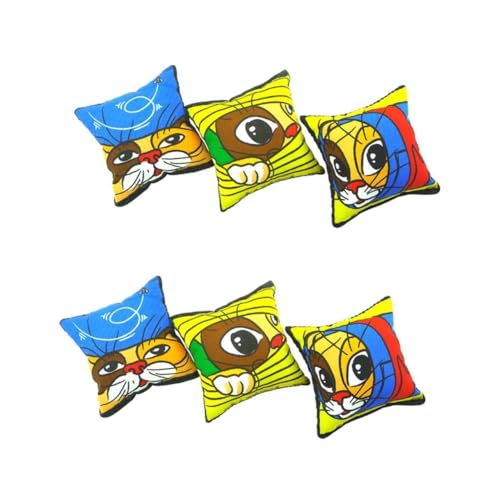 minkissy 6 STK Katzenminze Puppen Plüschtiere Kissen aus Katzenminze Kaupuppe für Haustiere Katzenminze Plüschtier Haustier kauen Spielzeug Haustier Katze Baby kleines Kissen minkissy 6 STK Katzenminze Puppen Plüschtiere Kissen aus Katzenminze Kaupuppe für Haustiere Katzenminze Plüschtier Haustier kauen Spielzeug Haustier Katze Baby kleines Kissen von minkissy