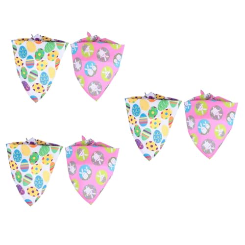 minkissy 6 STK Osterdreieck Schleppleine Häschen-Hund-Halstuch Kaninchenkostüm Welpen- -Outfit Hasenwelpen-Halstuch Ei-kostüm Hunde-Outfits Haustier Polyester Lätzchen minkissy 6 STK Osterdreieck Schleppleine Häschen-Hund-Halstuch Kaninchenkostüm Welpen- -Outfit Hasenwelpen-Halstuch Ei-kostüm Hunde-Outfits Haustier Polyester Lätzchen von minkissy