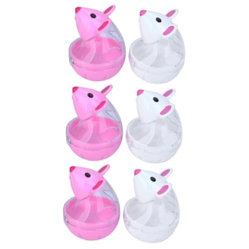 minkissy 6 STK Spielzeug Futterautomat Für Katzenfutter Futterautomat Für Haustiere Ball Behandeln Katze Behandelt Langsame Fütterung Für Katzen Katzenbedarf Katzenzubehör Zubringer 7c von minkissy