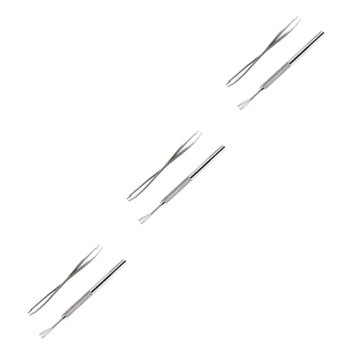 minkissy 6 STK Stainless Steel inoxlm beemysafe zeckenentferner kit zeckenentferner aus Edelstahl Pinzetten-Kit Pinzette und Entferner-Kit Rostfreier Stahl Suite 2-teiliges Set minkissy 6 STK Stainless Steel inoxlm beemysafe zeckenentferner kit zeckenentferner aus Edelstahl Pinzetten-Kit Pinzette und Entferner-Kit Rostfreier Stahl Suite 2-teiliges Set von minkissy