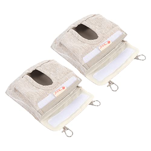 6 Stk Kleidersack Häschen-feeder Behälter Für Haustierfutter Essen Feeder Für Kaninchen Kaninchenfutter Hase Futterbeutel Für Kleintiere Hängend Stoff Meerschweinchen Kleine Tasche von minkissy