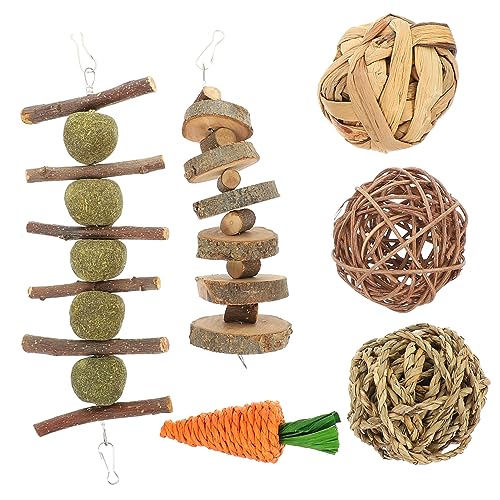 minkissy 6st Kaninchen Beißset Spielzeug Zubehör Für Meerschweinchen Zähneknirschen Von Hamstern Häschen-backenzahnkugeln Hamsterversorgung Hamsterkäfig Holz Abspielen Hase minkissy 6st Kaninchen Beißset Spielzeug Zubehör Für Meerschweinchen Zähneknirschen Von Hamstern Häschen-backenzahnkugeln Hamsterversorgung Hamsterkäfig Holz Abspielen Hase von minkissy