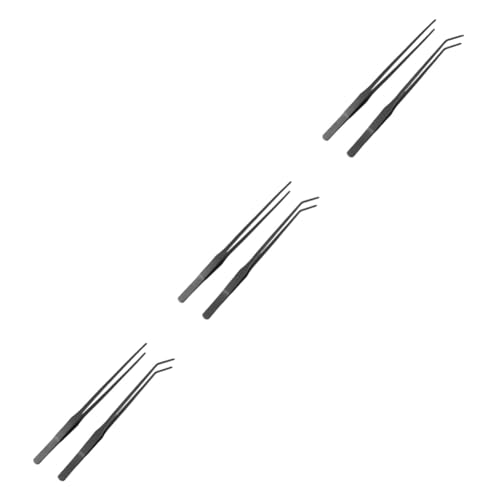 minkissy 6 pinzette Stainless Steel Tweezers Fish Tank Plant Tools Set Aquatic Plant Tongs stoffschere zwiebelschneider Pinzette für Aquarienpflanzen Lange Pinzette Clip minkissy 6 pinzette Stainless Steel Tweezers Fish Tank Plant Tools Set Aquatic Plant Tongs stoffschere zwiebelschneider Pinzette für Aquarienpflanzen Lange Pinzette Clip von minkissy