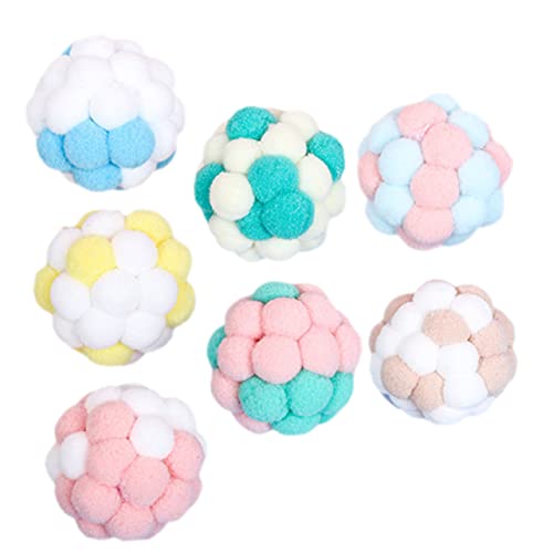 minkissy 6 stücke Knabbern Katze Spielzeug Interaktive Katze Spielzeug Indoor Spielzeug Kätzchen Spielzeug Bälle Pom Pom Katze Spielzeug Katze mit Glocke Katze Garn Bälle Kätzchen Kauen Spielzeug minkissy 6 stücke Knabbern Katze Spielzeug Interaktive Katze Spielzeug Indoor Spielzeug Kätzchen Spielzeug Bälle Pom Pom Katze Spielzeug Katze mit Glocke Katze Garn Bälle Kätzchen Kauen Spielzeug von minkissy