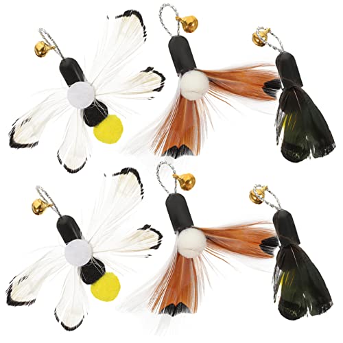 minkissy 6-teiliges Katzenspielzeug-Set Mit Katzenaufsatz Und Kätzchen-Teaser-Sticks Interaktives Katzenspielzeug-Set Für Den Spaß Im Innenbereich minkissy 6-teiliges Katzenspielzeug-Set Mit Katzenaufsatz Und Kätzchen-Teaser-Sticks Interaktives Katzenspielzeug-Set Für Den Spaß Im Innenbereich von minkissy