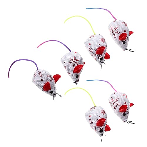 minkissy 6stücke Katzenspielzeug Teilig Interaktive Mäuse Aus Weichem Plüsch Für Katzen Fördert Aktivität Und Spieltrieb Für Drinnen Hält Ihre Katze Fit Und Glücklich minkissy 6stücke Katzenspielzeug Teilig Interaktive Mäuse Aus Weichem Plüsch Für Katzen Fördert Aktivität Und Spieltrieb Für Drinnen Hält Ihre Katze Fit Und Glücklich von minkissy