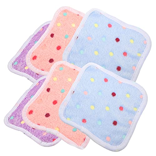minkissy 6St Hamsternestdecke zubehör für hundehütten Plüschdecke Fleecedecken Hasenbett Plüsch Hamsterdecke Hamstermatte Bequeme Hamsterunterlage Meerschweinchenmatte aus Korallenvlies minkissy 6St Hamsternestdecke zubehör für hundehütten Plüschdecke Fleecedecken Hasenbett Plüsch Hamsterdecke Hamstermatte Bequeme Hamsterunterlage Meerschweinchenmatte aus Korallenvlies von minkissy