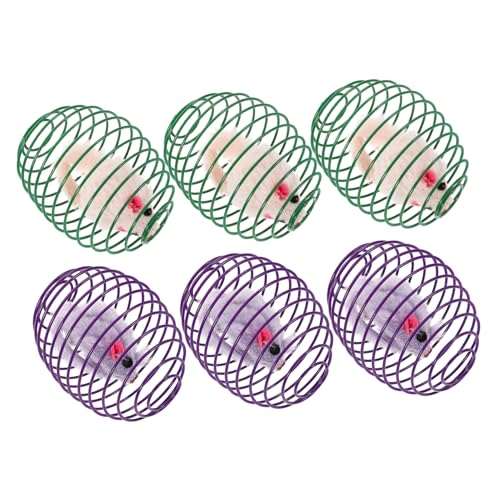 minkissy Katzenfederspielzeug 6 Stück Katzenspielzeug-mäuse Zum Knirschen Zum Aufhängen Katzenspielzeug Katzenspielzeugfedern Für Hauskatzen minkissy Katzenfederspielzeug 6 Stück Katzenspielzeug-mäuse Zum Knirschen Zum Aufhängen Katzenspielzeug Katzenspielzeugfedern Für Hauskatzen von minkissy