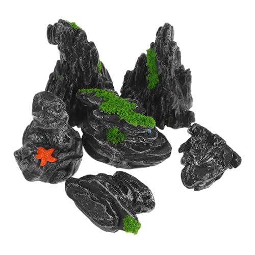 minkissy 6stücke Aquarium Dekoration Mit Harz Felsen Für Aquarienlandschaft Natürliche Miniatur Geländesteine Als Brutunterstand Für DIY Gartenzubehör minkissy 6stücke Aquarium Dekoration Mit Harz Felsen Für Aquarienlandschaft Natürliche Miniatur Geländesteine Als Brutunterstand Für DIY Gartenzubehör von minkissy