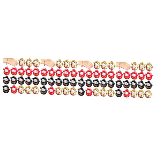 minkissy 72 STK Glückliche Katze Glückskatze Glücksglocke Katze Japanische Glücksglocke Glücks-glöckchen Japanische Katze Maneki Neko Glöckchen Zum Basteln Messing Halskette Malen von minkissy