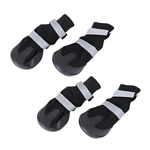 minkissy 2 Sets Hunde-Schneestiefel Größe S Schwarz Haustierschuhe Warme Hundestiefel Wanderschuhe Für Hunde 4 Stück X 2 minkissy 2 Sets Hunde-Schneestiefel Größe S Schwarz Haustierschuhe Warme Hundestiefel Wanderschuhe Für Hunde 4 Stück X 2 von minkissy
