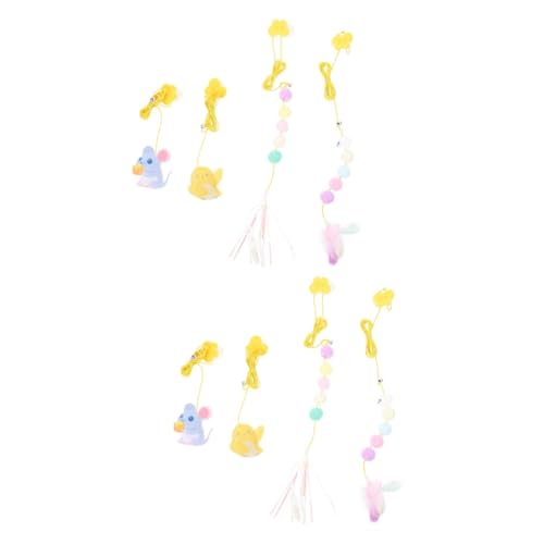minkissy 8 STK Katzenspielzeug Mit Hängender Tür Katze Beißring Hüpfendes Spielzeug Katzenjagdspielzeug Interaktives Katzenminze-Spielzeug Pom Pom Katze Teaser Kätzchen Plüsch Katzenseil minkissy 8 STK Katzenspielzeug Mit Hängender Tür Katze Beißring Hüpfendes Spielzeug Katzenjagdspielzeug Interaktives Katzenminze-Spielzeug Pom Pom Katze Teaser Kätzchen Plüsch Katzenseil von minkissy