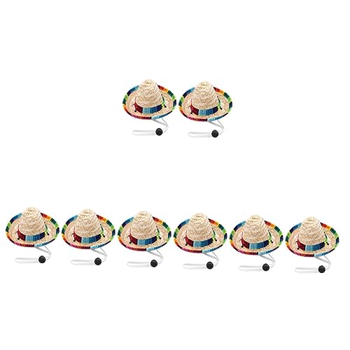 minkissy 8 STK Strohhut Für Haustiere Mexikanischer Hut Ranke Mexiko Die Katze Kind minkissy 8 STK Strohhut Für Haustiere Mexikanischer Hut Ranke Mexiko Die Katze Kind von minkissy