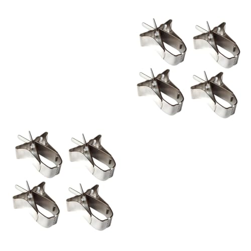minkissy 8 STK Vogelhäuschen Spielzeug Vogel-gemüsehalter Vogelkäfig Futterhalter Vogelfutterhalter Vogelfütterungshalter Essen Vogelkäfig-Clips Hirse Papageienspieß Gemüseregal Für Vögel von minkissy