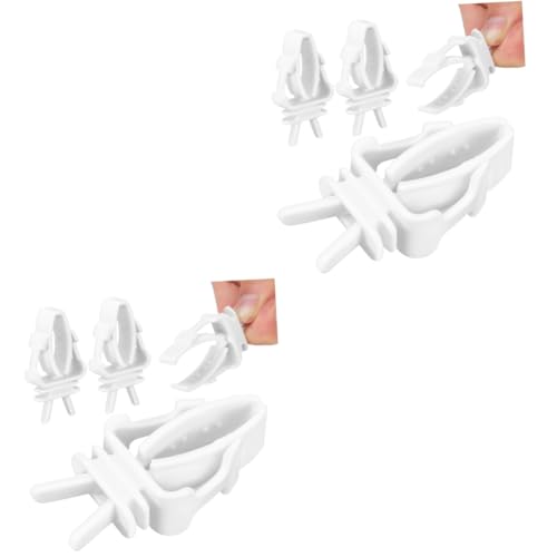 minkissy 2 Sets Vogelkäfig-futterhalter-Clips Haustier-futterspender-Clip für Papageien Sicherer Abs-Kunststoff Robustes Zubehör für Sittiche 4 Stück minkissy 2 Sets Vogelkäfig-futterhalter-Clips Haustier-futterspender-Clip für Papageien Sicherer Abs-Kunststoff Robustes Zubehör für Sittiche 4 Stück von minkissy