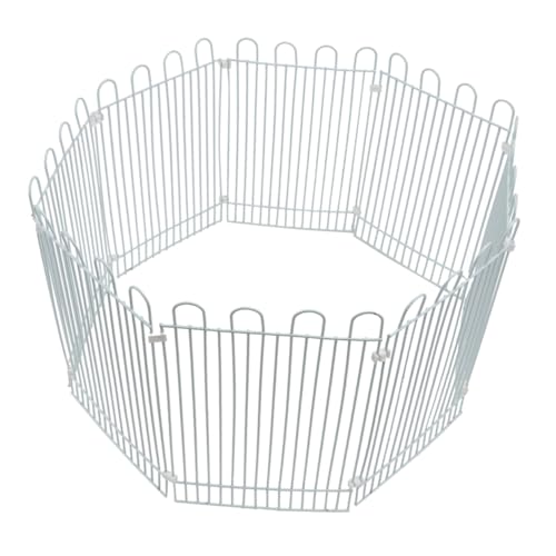 minkissy 8Pcs hamster enclosure pet laufstall pet raising puppy rest fence decorative fences reptile cage fence small animal cage outdoor laufstall mesh fence white iron wire rabbit small pet minkissy 8Pcs hamster enclosure pet laufstall pet raising puppy rest fence decorative fences reptile cage fence small animal cage outdoor laufstall mesh fence white iron wire rabbit small pet von minkissy