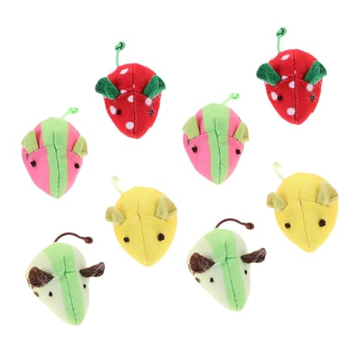 minkissy 8st Katzenspielzeug Mäuse Katzenspielzeug Katzen-trainingsspielzeug Mäuse-katzenspielzeug Spielzeug in Mausform Kauspielzeug Für Katzen Aus Wassermelone Plüsch Hauskatze minkissy 8st Katzenspielzeug Mäuse Katzenspielzeug Katzen-trainingsspielzeug Mäuse-katzenspielzeug Spielzeug in Mausform Kauspielzeug Für Katzen Aus Wassermelone Plüsch Hauskatze von minkissy