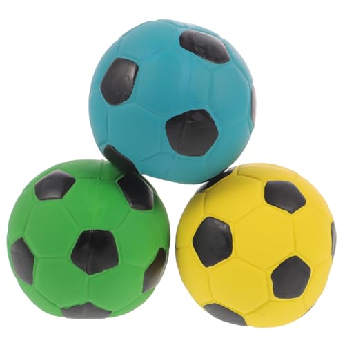 minkissy 9 PCS football pet supplies chew puppy chew toy emulsion throw the ball basketball vocalize small dog toy training ball teething toys for puppies replace filler puppy pet von minkissy