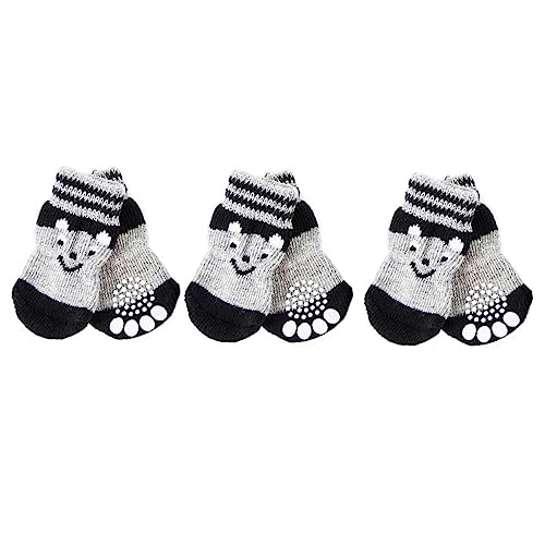minkissy 9 Paare Hundeschuh Socken Sockenschuhe Bodenschoner rutschfest Baumwolle Atmungsaktive Socken minkissy 9 Paare Hundeschuh Socken Sockenschuhe Bodenschoner rutschfest Baumwolle Atmungsaktive Socken von minkissy