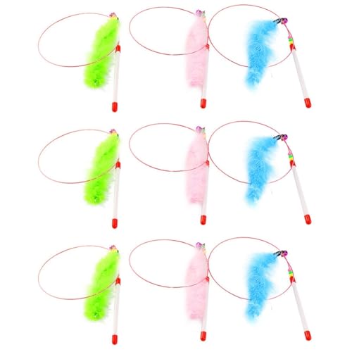 minkissy 9 STK Angeln das Spielzeug Zubehör für Katzenspielzeug Katze Zauberstab Spielzeuge Interaktives Katzenspielzeug Spielzeug zum Necken von Katzen Stahldraht Katzen-Teaser Lieferungen minkissy 9 STK Angeln das Spielzeug Zubehör für Katzenspielzeug Katze Zauberstab Spielzeuge Interaktives Katzenspielzeug Spielzeug zum Necken von Katzen Stahldraht Katzen-Teaser Lieferungen von minkissy
