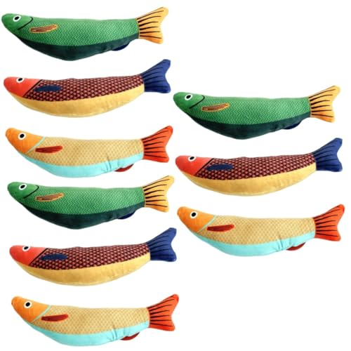 minkissy 9 STK Katzenspielzeug Simulation Fischspielzeug Katzenminze-Spielzeug in Fischform Kinderspielzeug Spielzeuge Katze Katzenminze Spielzeug Kätzchenspielzeug für Wohnungskatzen Tier minkissy 9 STK Katzenspielzeug Simulation Fischspielzeug Katzenminze-Spielzeug in Fischform Kinderspielzeug Spielzeuge Katze Katzenminze Spielzeug Kätzchenspielzeug für Wohnungskatzen Tier von minkissy
