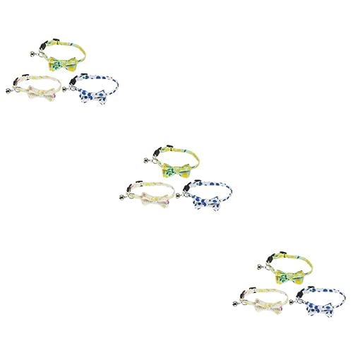 minkissy 9 STK Schleifenhalsband für Haustierkatzen kleines hundezubehör Fruchtkragen Glockenhalsband für Haustiere Obst Haustier-Halskette Haustierzubehör Haustier Katze Krawatte Stoff minkissy 9 STK Schleifenhalsband für Haustierkatzen kleines hundezubehör Fruchtkragen Glockenhalsband für Haustiere Obst Haustier-Halskette Haustierzubehör Haustier Katze Krawatte Stoff von minkissy