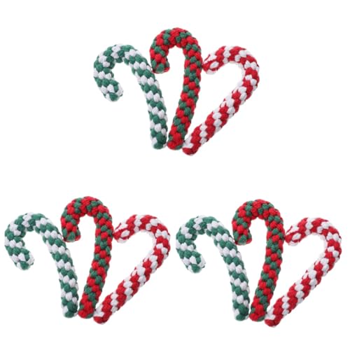minkissy 9 Stück Haustier-Kauspielzeug aus Baumwolle für Haustiere, Weihnachtsstrumpffüller, Beißseil, Hundespielzeug, Kauspielzeug, Spielzeug für Hunde, Welpen, Hundebiss minkissy 9 Stück Haustier-Kauspielzeug aus Baumwolle für Haustiere, Weihnachtsstrumpffüller, Beißseil, Hundespielzeug, Kauspielzeug, Spielzeug für Hunde, Welpen, Hundebiss von minkissy