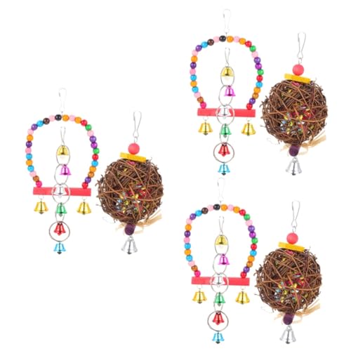 minkissy 9 Stück Papageienkäfig Zubehör Papagei Käfig Spielzeug Papagei Hängende Spielzeug Futtersuche Hängespielzeug Papagei Kauspielzeug Große Vogel Spielzeug Haustier Spielzeug Futtersuche minkissy 9 Stück Papageienkäfig Zubehör Papagei Käfig Spielzeug Papagei Hängende Spielzeug Futtersuche Hängespielzeug Papagei Kauspielzeug Große Vogel Spielzeug Haustier Spielzeug Futtersuche von minkissy