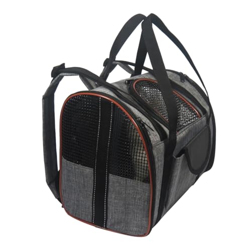minkissy Atmungsaktive Tragetasche Rücksack Tragetasche Rucksack Für Haustiere Atmungsaktiver Haustierrucksack Reisehandtasche Für Haustiere Haustierrucksäcke von minkissy