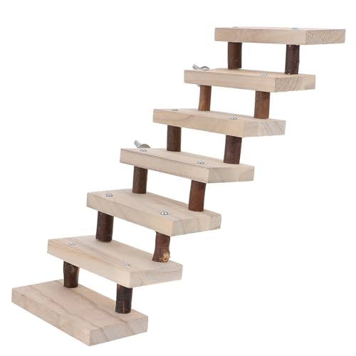 minkissy Kleintier-Spielzeug Aus Holz Einstellbare Hamsterleiter Für Chinchillas Und Meerschweinchen Stufiges Klettergerüst Für Aktive Haustiere Langlebig Und Fördert Die Beweglichkeit minkissy Kleintier-Spielzeug Aus Holz Einstellbare Hamsterleiter Für Chinchillas Und Meerschweinchen Stufiges Klettergerüst Für Aktive Haustiere Langlebig Und Fördert Die Beweglichkeit von minkissy