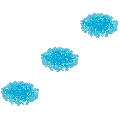 minkissy Blumenvasen 3 Stück 1 Rhombus Leuchtender Stein Aquariumstein Kleine Aquariensteine Aquarium Kleine Steine Aquarienlandschaftsstein Glühen Anlage Fluoreszierender Stein Harz von minkissy