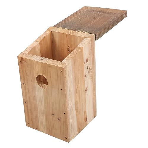 minkissy Box Decor Vogelnester für Outdoor Vogel Nistkäfig Holz Vogelnest Vögel liefert Schlafnest Papageienhaus Winddicht Vogelhaus Kleine Vögel Haus Hängend Geburtstagsgeschenk Holz minkissy Box Decor Vogelnester für Outdoor Vogel Nistkäfig Holz Vogelnest Vögel liefert Schlafnest Papageienhaus Winddicht Vogelhaus Kleine Vögel Haus Hängend Geburtstagsgeschenk Holz von minkissy