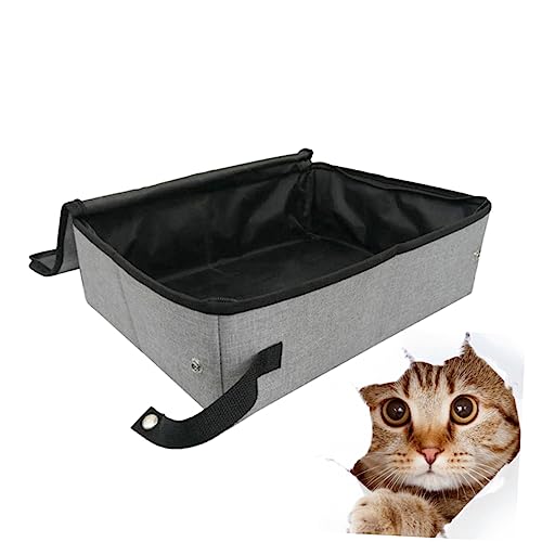 minkissy Box cat sleeping bag cat supplies Pet Litter Pan Foldable Cat Litter Basin portable toilets foldable bins Cat Toilet cat litter tray folding dog Disposable travel von minkissy