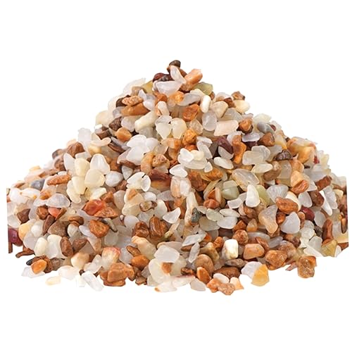 minkissy Bunte Sandsteine Für Aquarium Natürlicher Bodensubstrat Für Fischbecken Dekorative Steine Für Aquarienlandschaften Hochwertiger Aquarienkies von minkissy