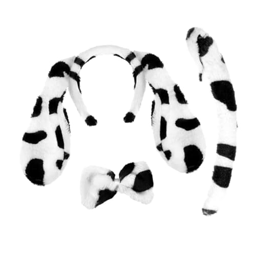 minkissy Dekorative Fliege Haarreif mit Ohren und Accessoires für Geburtstagsfeiern Cosplay und Feierlichkeiten minkissy Dekorative Fliege Haarreif mit Ohren und Accessoires für Geburtstagsfeiern Cosplay und Feierlichkeiten von minkissy