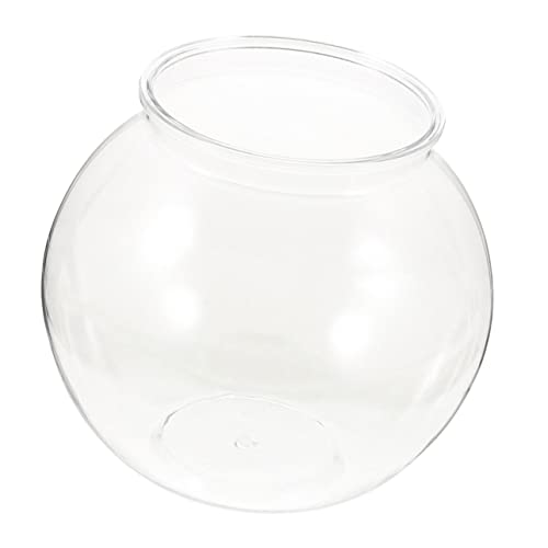 minkissy -Drop Goldfischglas Mittelstück Arrangements Aquariumschale Fischglashalter Transparentes Süßigkeitenbehälter-Set Starter Kleines Aquarium Sukkulenten von minkissy