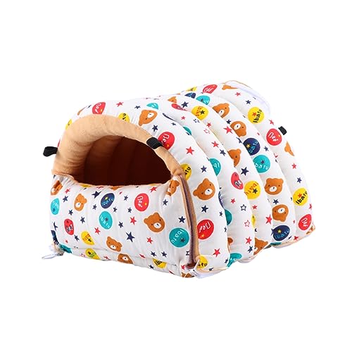 minkissy Warmes Hamsternest Für Kleine Tiere Kuscheliges Schlafhaus Für Hamster Eichhörnchen Mäuse Fleece-material Für Käfige Und Unterwegs minkissy Warmes Hamsternest Für Kleine Tiere Kuscheliges Schlafhaus Für Hamster Eichhörnchen Mäuse Fleece-material Für Käfige Und Unterwegs von minkissy