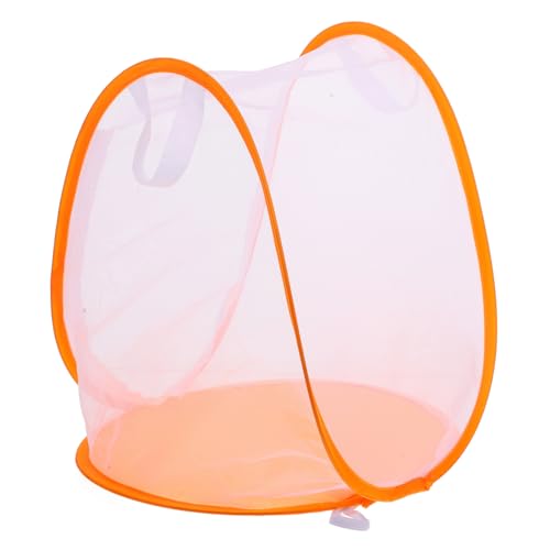 minkissy Faltbarer Insektenkäfig mit Netzdesign für Gesundes Schmetterlingshabitat Großer Reißverschluss für Einfache Fütterung und Freilassung Kompakt und Tragbar für Innen und von minkissy