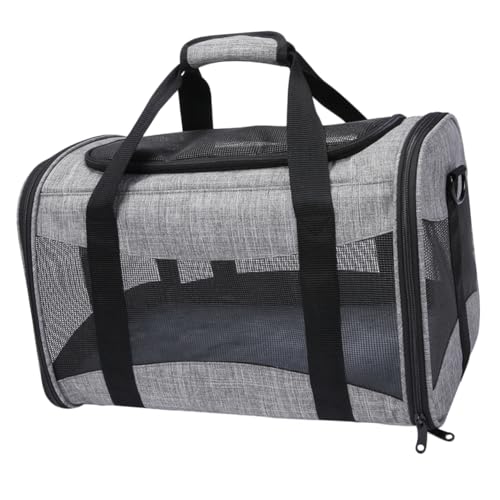 minkissy Faltbare Tragetasche Für Haustiere Atmungsaktive Transporttasche Für Katzen Und Hunde Tragbare Handtasche Für Reisen Für Ausflüge Und Camping von minkissy