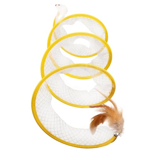 minkissy Folding Cat Tunnel Crinkle Pet Tunnels Cat Puzzle Tunnel Toy Rabbit Tunnel Tube Pet Hideout Activity Tunnel springs cat toys tunnel toy for kitten steel wire small pet cat playing minkissy Folding Cat Tunnel Crinkle Pet Tunnels Cat Puzzle Tunnel Toy Rabbit Tunnel Tube Pet Hideout Activity Tunnel springs cat toys tunnel toy for kitten steel wire small pet cat playing von minkissy