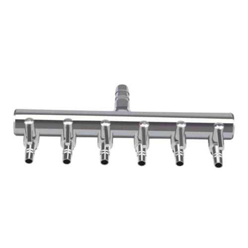 minkissy Gerades Luftventil 6 Verbinder Luftventil Luft Für Aquarien Ausrüstung Sauerstoffpumpe Aquarium Luftschlauchverbinder von minkissy