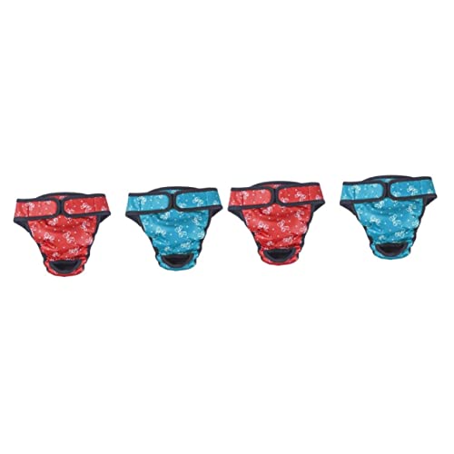 minkissy Große Hundewindeln, physiologische Windeln, Hundehöschen, Welpenwindeln, Astronauten-Tablett, Statue, Einweg-Hundewindeln, Menstruationshose, große Hunde, 4 Stück von minkissy