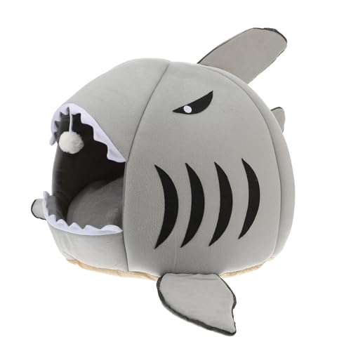 minkissy Pet Dog Cat Shark Plüschbett Für Haustiere Komfortables Und Warmes Nest s Für Hunde Und Katzen Als Kuschelige Schlafgelegenheit minkissy Pet Dog Cat Shark Plüschbett Für Haustiere Komfortables Und Warmes Nest s Für Hunde Und Katzen Als Kuschelige Schlafgelegenheit von minkissy