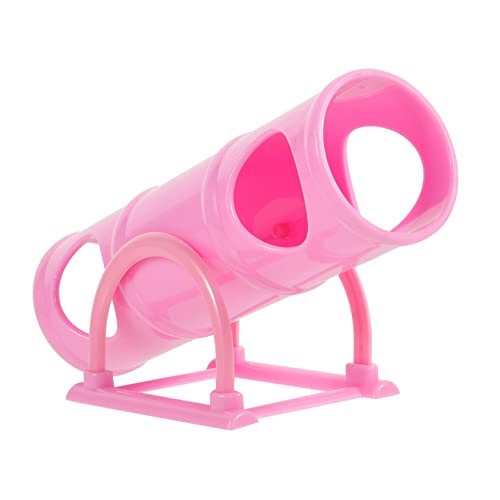 minkissy Hamster Eimer Hamster Wippe Tube Hamster Übung Spielzeug Hamster Brücke Haustier Wippe Kleintier Versteck Hamster Rohr Haus Zwerghamster Spielzeug Meerschweinchen Kunststoff Kleintiere von minkissy