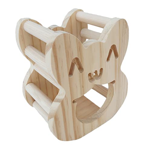 minkissy Hamster Fütterung Ständer Meerschweinchen Futter Hölzern Käfig Multifunktion minkissy Hamster Fütterung Ständer Meerschweinchen Futter Hölzern Käfig Multifunktion von minkissy