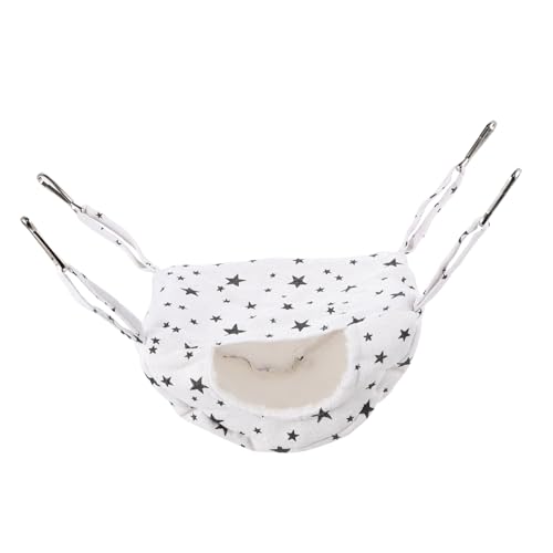 minkissy Hamster Hängematte Schlafsack Warmes Bett Für Kleintiere Schlafbett Hamsterschaukelbett Hamster Hängebett Eichhörnchen Nest Bequemes Hängebett Hängend Weiß Haustier Leinen minkissy Hamster Hängematte Schlafsack Warmes Bett Für Kleintiere Schlafbett Hamsterschaukelbett Hamster Hängebett Eichhörnchen Nest Bequemes Hängebett Hängend Weiß Haustier Leinen von minkissy