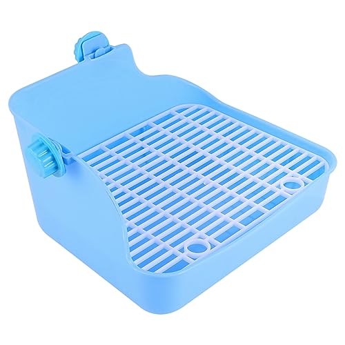 minkissy Hamster Kaninchen Quadratische Toilettenschüssel Eckstreu Bettwäsche Box Einstreu Für Hamster Kleiner Stand Hamster Töpfchen Trainer Kaninchenkäfig Drinnen Hase Kaninchenhaus von minkissy