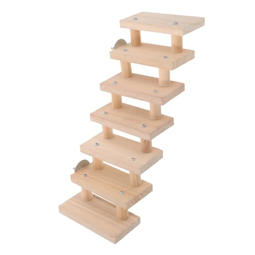 minkissy Sichere Glatte Holzleiter für Hamster Chinchillas Ratten und Kleintiere Bewegungsspielzeug minkissy Sichere Glatte Holzleiter für Hamster Chinchillas Ratten und Kleintiere Bewegungsspielzeug von minkissy