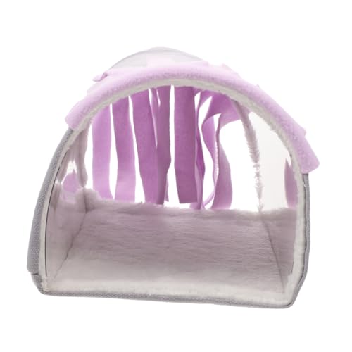minkissy Hamster-versteckkäfig-zubehör Robustes Spielzeug Zum Verstecken Tunnel-Quasten-Design von minkissy