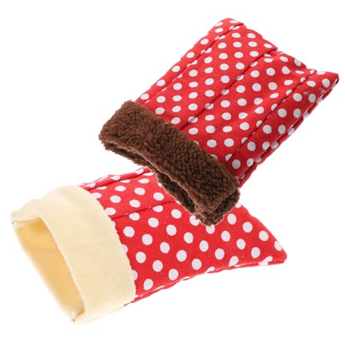 minkissy Hamsterkäfig Hamsterhausbett Fleece-Schlafsack Hamsterbeutel Frettchenbett Hamsterbettwäsche Hamsterzubehör Igel Meerschweinchen Chinchilla Hängematte Heimtierbedarf von minkissy